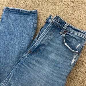 Abercrombie 90’s straight ultra high rise jeans